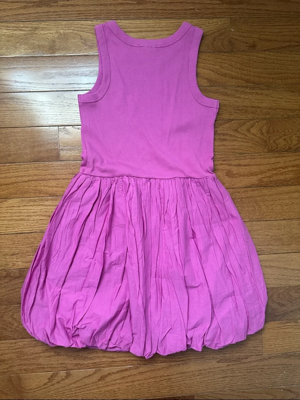 GAP Girls Bubble Dress in Bright Pink